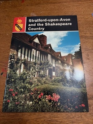 1972 Stratford-upon-Avon & Shakespeare Country Vintage Illustrated Travel Guide