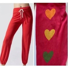 Sundry Heart Bright Pink Cropped Sweatpants Size 1 Small/Medium READ desc