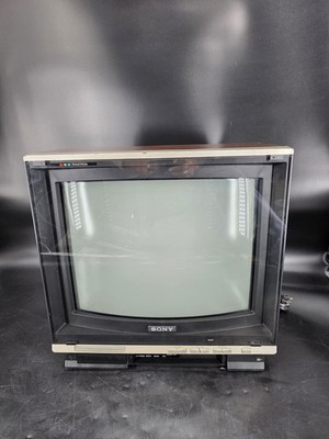 Vintage Sony Trinitron Color TV KV-1770R Simulated Wood Cabinet