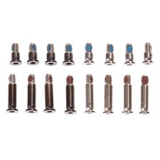 For book Pro 14" 16" A2442 A2485 Bottom Case Cover Screw Screws Set Silver Gray