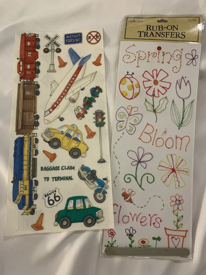 Vintage Stickers 80’s 90’s Rare Book Junk Vacation Road Trip Journal Jolee’s Sun - Image 4 of 4