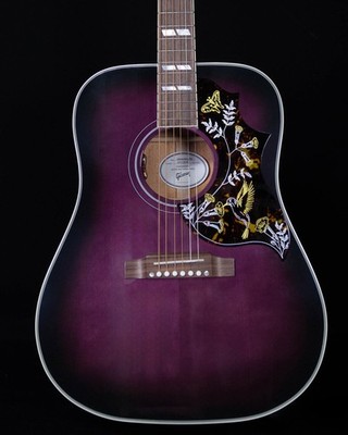 Gibson Hummingbird Standard Acoustic Guitar, Purple Burst