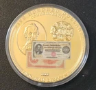 Abraham Lincoln $500 Banknote Collectors Coin American Mint Eagle Gold Layered
