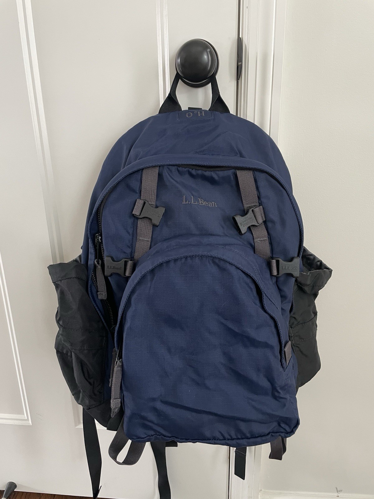 LL Bean Navy Backpack - image 1