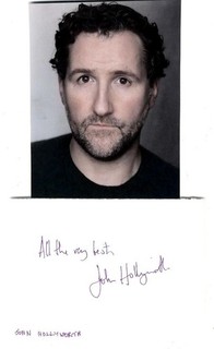 John Hollingworth vintage signed page Poldark
