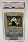 1999 POKEMON JUNGLE #11/64 SNORLAX HOLO RARE PSA 7