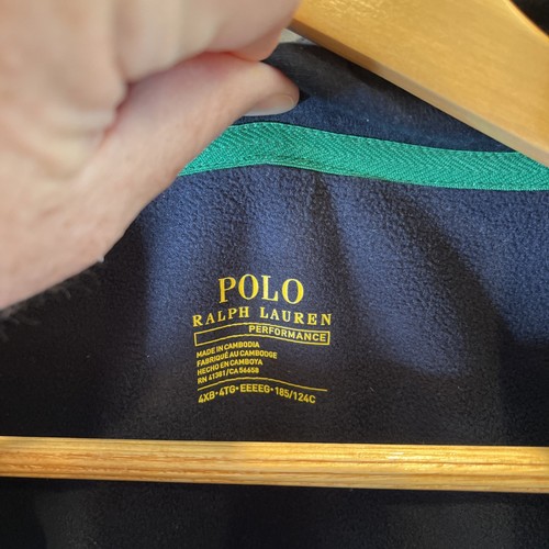 Polo Ralph Lauren Navy Blue Softshell Full Zip Up Performance Vest Mens 4XB - Picture 2 of 24