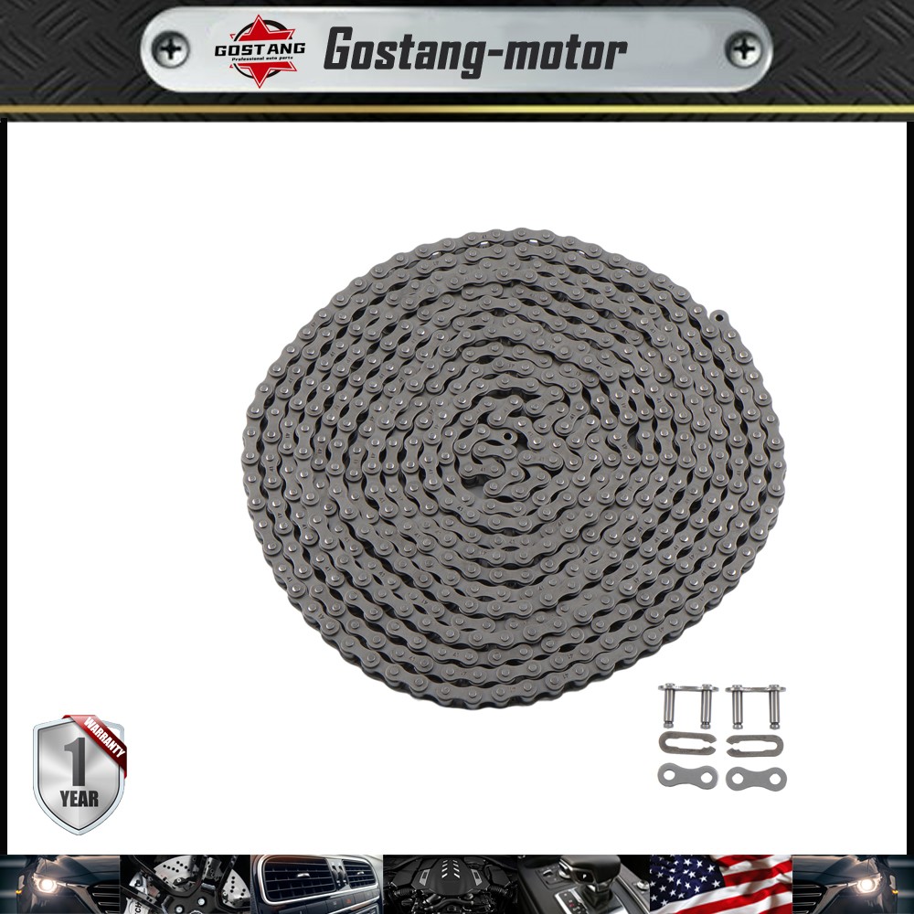 1/2" Pitch Gate Opener Industrial Machine - 20ft #41 Roller Chain with Master Li