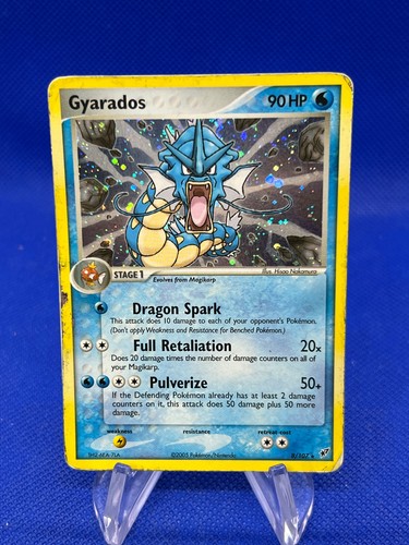 2005 Pokemon EX Deoxys Gyarados 8/107 Holo Rare DMG