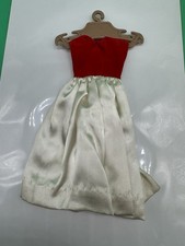 MATTEL BARBIE rosso/bianco vintage anni 60 70 bei vestiti buone condizioni