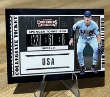 Spencer Torkelson 2019 Elite Extra USA COLLEGIATE NATIONAL TEAM TICKET Prospect