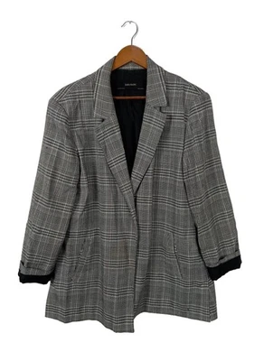 ZARA Blazer en tweed Dames Blazer T EU 42 gris clair style décontracté - Photo 1/4