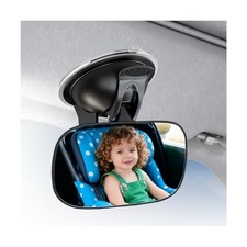 Baby Car Mirror, 360 Adjustable Suction Cup Vehicle Wide Suction Cup Style