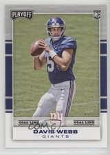 2017 Panini Playoff Rookies Goal Line Davis Webb #206 k1x