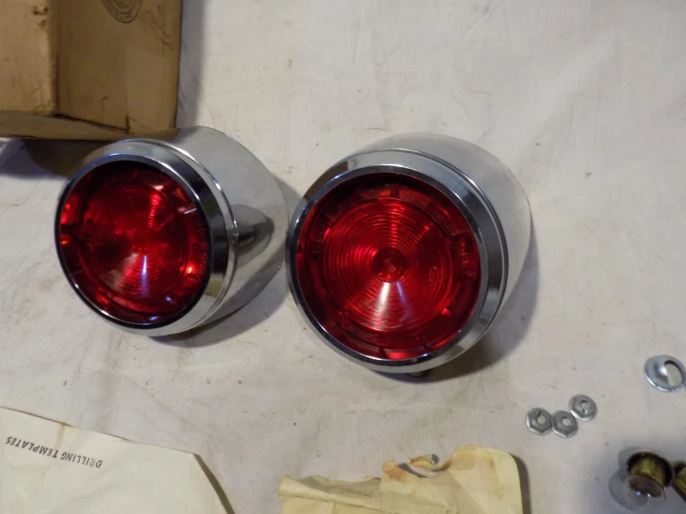 НОВЫЕ ИЗ СТАРЫХ ЗАПАСОВ 1961 DODGE DART ЗАДНИЕ ФОНАРИ PHOENIX SENECA ПИОНЕР MOPAR ВИНТАЖНЫЙ КАБРИОЛЕТ - Изображение 2 из 4