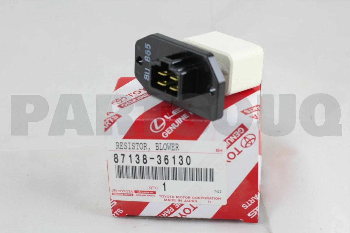 8713836130 Genuine Toyota RESISTOR, HEATER BLOWER 87138-36130 | eBay