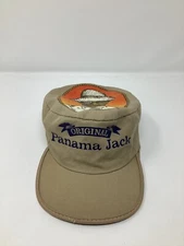Vintage Original Panama Jack Painters Hat Tan