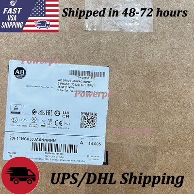 NEW~ Allen Bradley  Powerflex 753 15kw AC Drive 20F11NC030JA0NNNNN