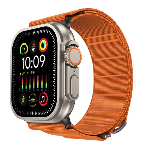 For Apple Watch Series 10 42/46mm /Ultra 2/1 49mm Sport Strap Nylon Wristband - 第 13/27 張圖片
