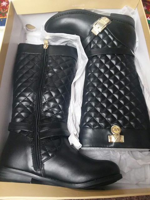 michael kors quilted boots