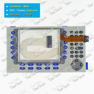 Touch Screen Panel for 2711P-B7C6D7 2711P-B7C15A6 2711P-B7C6D6 +Membrane Keypad#