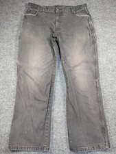 Vintage Baggy Dickies Jeans Mens 37x29 Black Faded Carpenter Skater Workwear