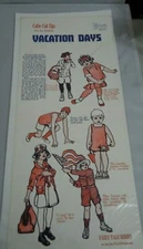 CUTIE CUT UPS  VACATION DAYS      1920'S   PAPER DOLL     VINTAGE