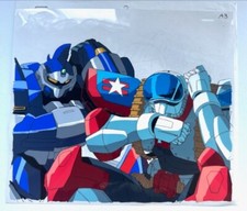 Vintage Tetsujin 28-Go Super Robot Elettrico Animazione Cel e Disegno a Matita