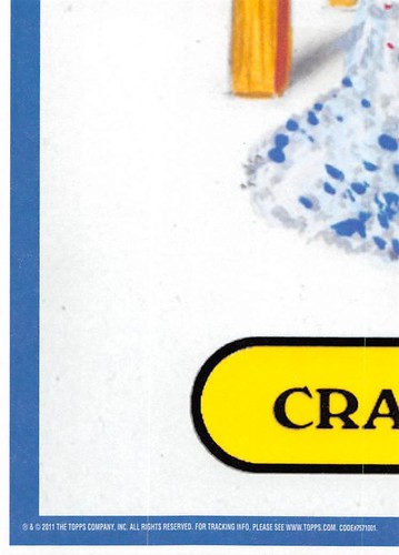 GARBAGE PAIL KIDS 2011 FLASHBACK SERIES 2 PICK-A-CARD YELLOW BASE STICKERS TOPPS - Picture 111 of 321