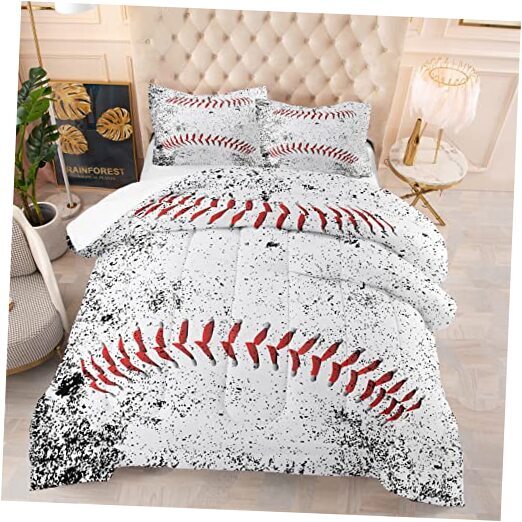 Baseball Comforter Sets,Boys Bedding Size,Size Comforter Full Baseball 5009