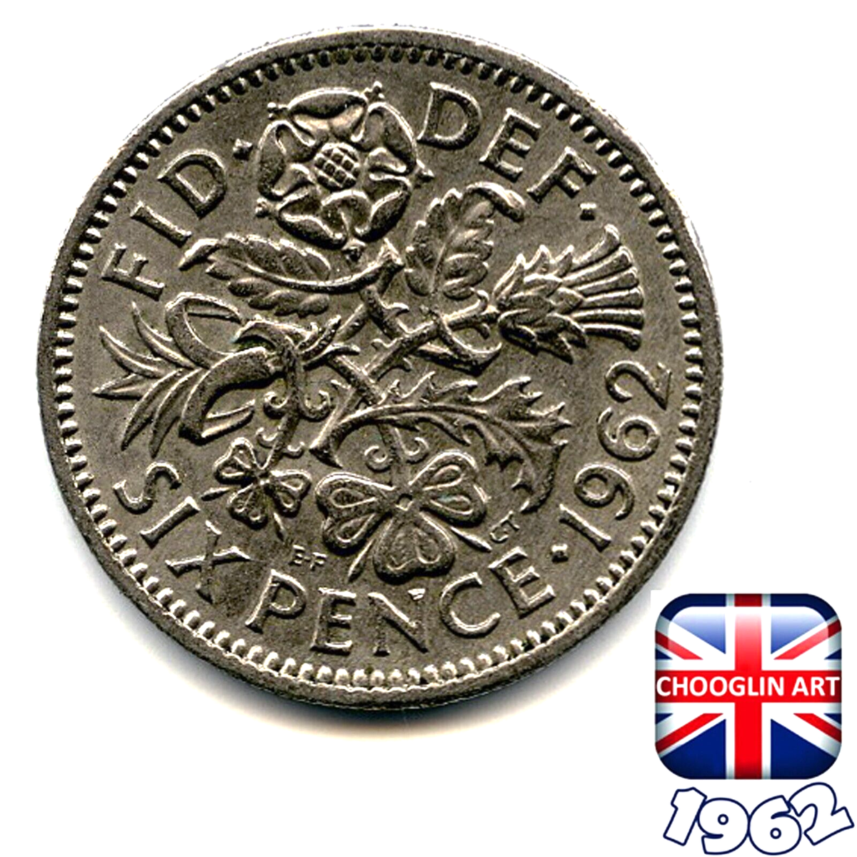 A BRITISH 1962 ELIZABETH II SIXPENCE 6d coin, 64 Years Old! | eBay UK