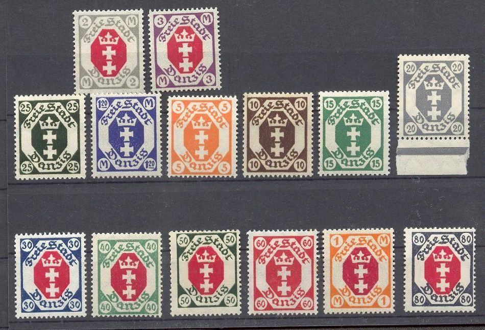 Danzig 73/86** MNH Postfrisch Luxus 100EUR (69345