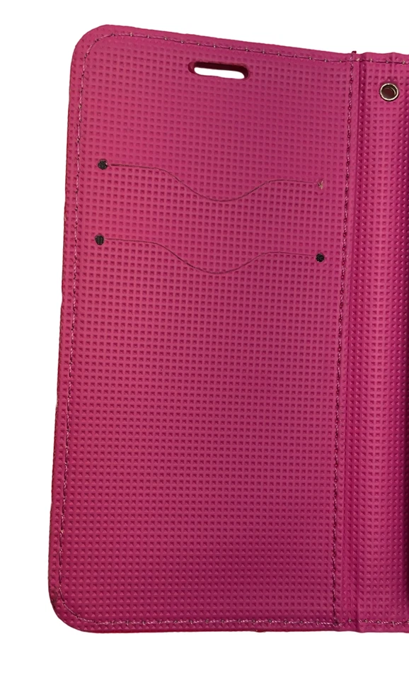 Estuche Cartera Premium Etiqueta Naranja Lunares Brillante para ZTE Prestige - Rosa Foto 3 de 4