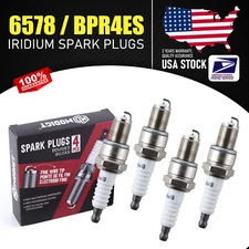 8Pcs High Performance Spark Plug OEM Replacement For 6578 / BPR4ES, Plug on play