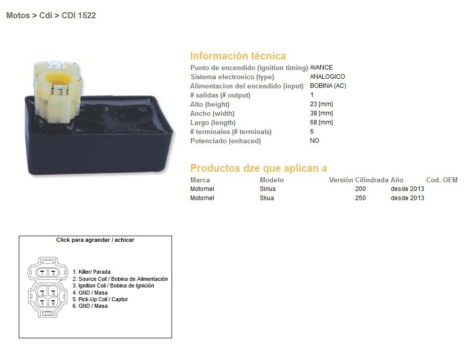 Module CDI Motomet Sirius 200 DZE 13 idéal pour trajets urbains