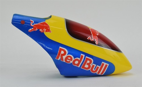 Custom RED BULL Align Trex 450 R/C Helicopter CANOPY - Picture 3 of 12