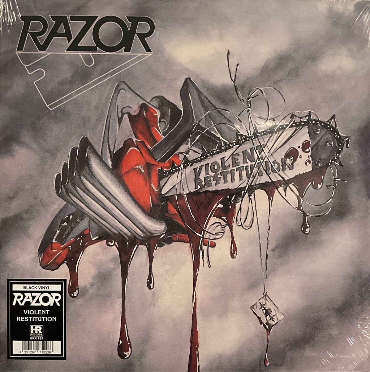 Razor - Violent Restitution LP 2022 High Roller Records – HRR 184 
