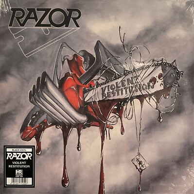 Razor - Violent Restitution LP 2022 High Roller Records   HRR 184 [SEALED] *DE