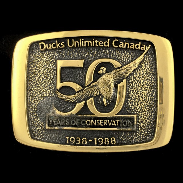 ducks unlimited belt buckle