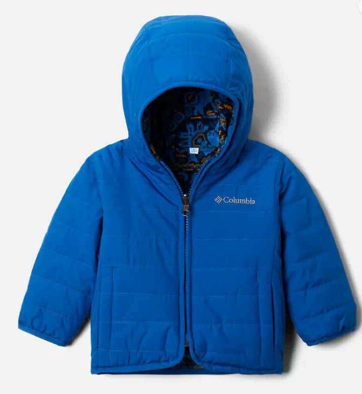 Columbia Toddler Boys' Reversible Double Trouble Insulated Jacket Choose Size