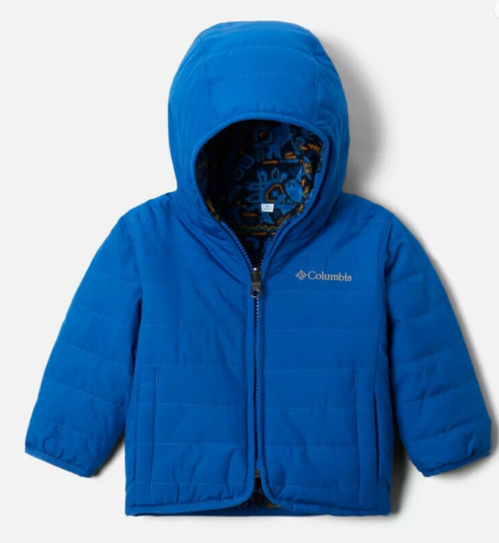 Columbia Toddler Boys' Reversible Double Trouble Insulated Jacket Choose Size - Picture 1 of 4