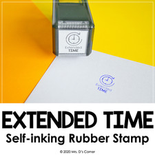 Extended Time Self-inking Rubber Stamp  Mrs. D's Rubber Stamp Collection