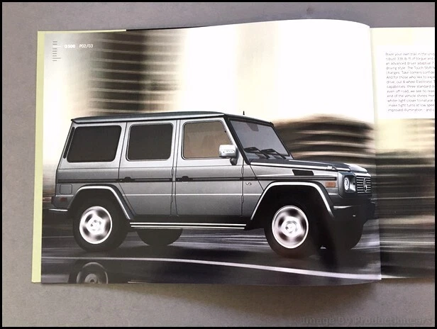 2007 Mercedes Benz G-Class G500 G55 AMG 32-page Original Car Brochure Catalog - Image 3 of 4