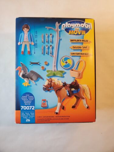 Playmobil the Movie Marla with Horse 70072 New Sealed EZ1045 - 第 2/7 張圖片