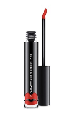 MAC Shot of Colour Lip Oil Shade 891 SO FULL ON .09oz / 2.7ml New