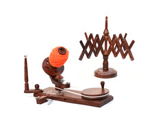 Handcrafted Wooden Yarn Winder and Swift Set - Premium Quality Yarn Ball Winder
