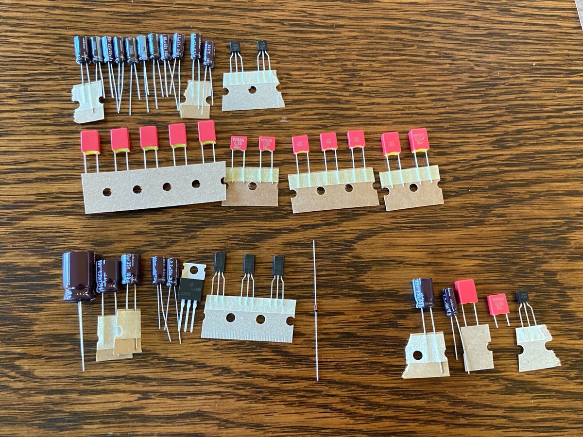 Pioneer PL-570 Speed Repair Kit Capacitors Turntable Recap Set XL