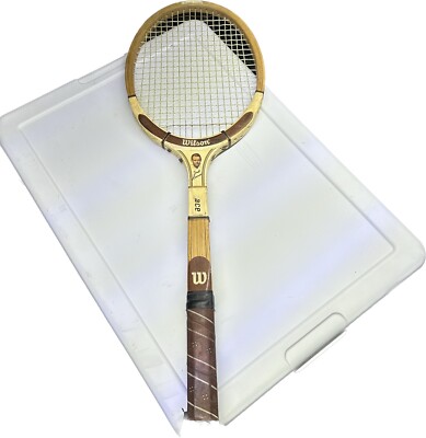 Raquette de tennis en bois vintage Wilson Jack Kramer Flight Strata