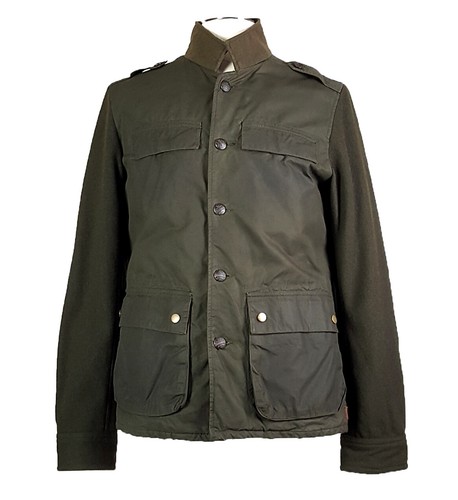 Cotton Military Blazer Jacket Insulated 