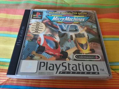 MICRO MACHINES V3 PER PS1 - PLAYSTATION RARISSIMO vers